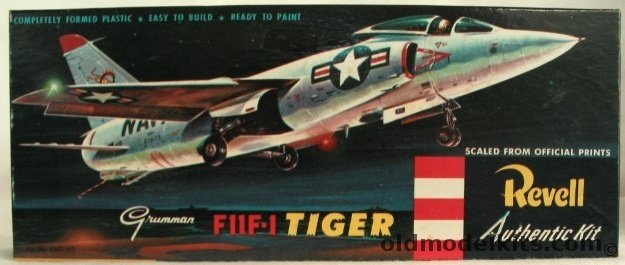 Revell 1/55 Grumman F11F-1 Tiger - 'S' Issue -  (F11F1), H249-89 plastic model kit